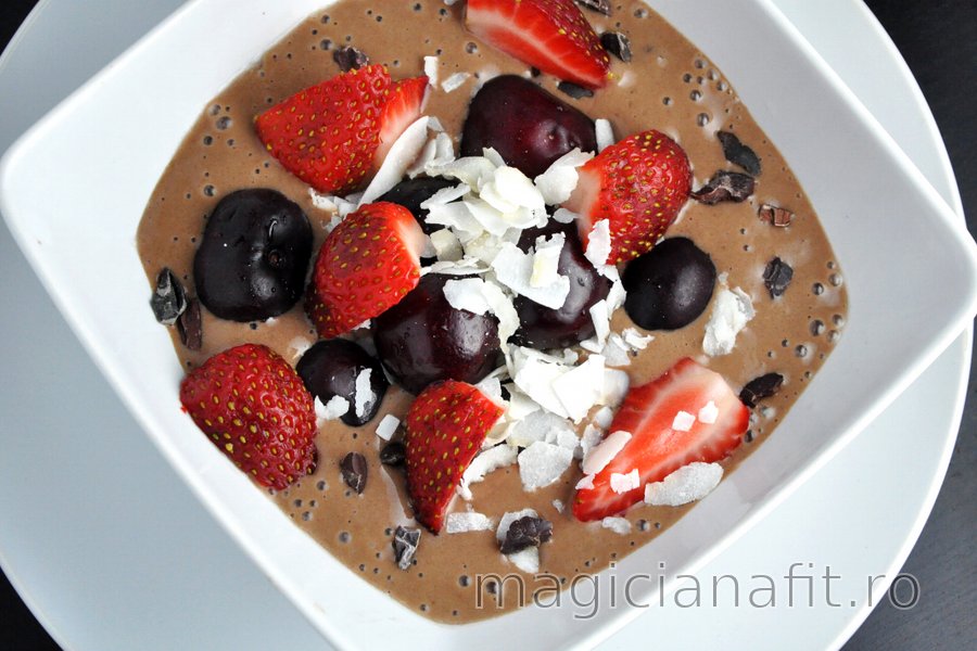 Îngheţată sănătoasă de cacao (fără gluten, fără zahăr)