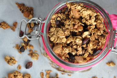 Granola crocantă la cuptor (fără ulei şi fără sare)