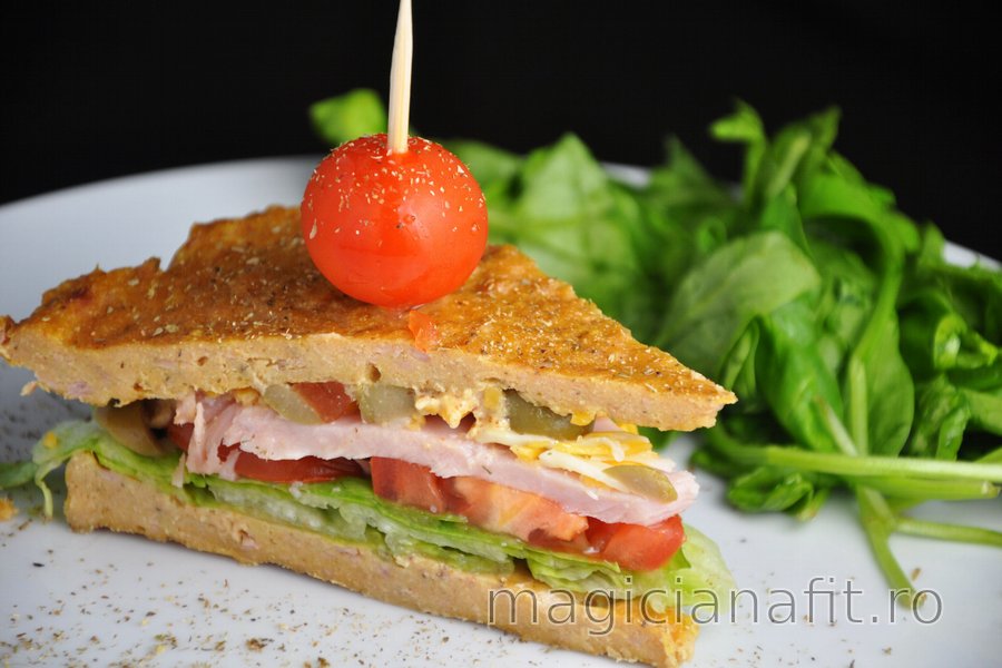 Sendviş sănătos cu ton (fără gluten)
