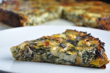 Quiche cu spanac fără gluten