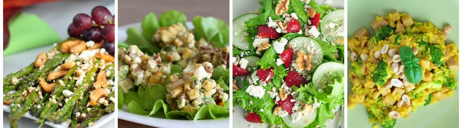Rețete de salate cu puțini carbohidrați